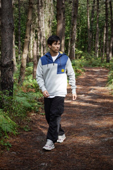 Hoodie (Lacivert - Gri)