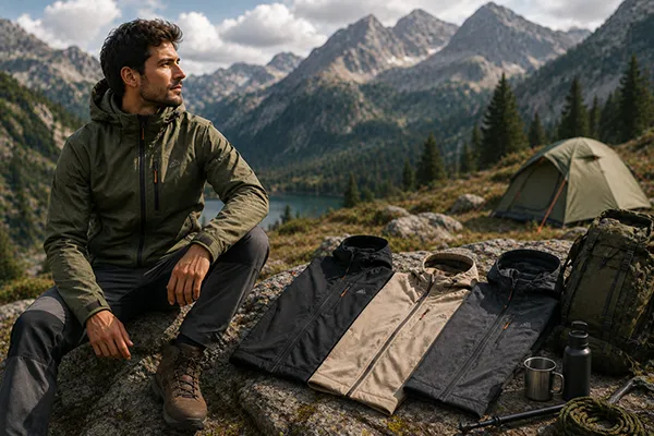 Kamp ve Doğa Yürüyüşünce Outdoor ceket