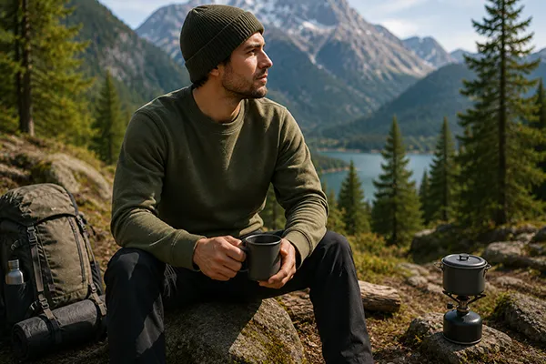 Outdoor Aktivitelerinde Sweatshirt