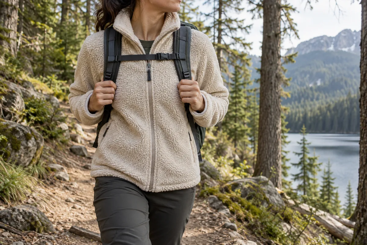 Outdoor kullanım için mont ve polar katmanları