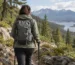 Doğa yürüyüşü için outdoor mont kullanımı